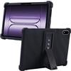 MEMELOKA Cover per OnePlus Pad 3 13.2 Pollici, Custodia Antiurto in Silicone Morbido Protettiva con Supporto[Protezione da Caduta], Nero