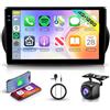 Hodozzy 4G+128G Autoradio per Citroen Nemo/Peugeot Bipper/FIAT Fiorino Qubo 2008-2017 Android 10 Pollici InCell Touch Schermo Carplay Wireless Android Auto, Stereo Bluetooth DSP GPS WiFi Radio FM RDS