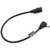 SYSTEM-S Mini USB Cavo 90 ° Gradi angolare aufwaerts a Angolo Mini USB Femmina Adattatore Cavo Dati Micro USB 27 cm