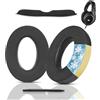 HAIZEEN Cuscinetti Auricolari di Ricambio Compatibili con Sennheiser HD599 HD598 HD598CS HD598SE HD595 HD569 HD559 HD560 S HD558 HD555 HD518 HD515 Game One PC360 PC373D Cuffie (Gel Rinfrescante)