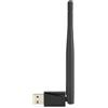 Annadue Scheda di Rete Wireless, Ricevitore WiFi Portatile RTL8188, con Antenna Intelligente Esterna da 3,5 DBi, per Win 7/Win8/Win8.1/WIN10/Linux/Android.
