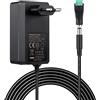 Auplf Alimentatore di Rete Certificato 12V 5A, 3A, 2A, 1A, AC 100 - 240 V fino a DC 12 Volt 5 Amp 60 W, Alimentatore Universale AC DC Adattatore Spina 12 V per Illuminazione LED, DVD, Monitor TFT