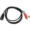 ciciglow Cavo DIN 7 PIN a 2 , 4.9ft DIN 7PIN Femmina a Cavo Femmina Cavo Connettore Splitter a Y Cavo Adattatore per Apparecchiature