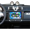 SIXWIN 2+64G Android 13 Autoradio per Mercedes-Benz Smart Fortwo 2011-2015, 9 Pollici 1080P HD TouchScreen Schermo Navigatore con Mirror Link WiFi RDS FM USB Bluetooth Comandi al Volante+Retrocamera