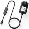 NEUE DAWN Alimentatore USB C 5.1V 3A con interrupteur on off Alimentatore per Raspberry Pi 4 Modello B Adattatore Type C con Interruttore On off 5V 3A Caricabatterie per Raspberry Pi 4B usb c charger