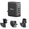 MINIX Caricatore USB C da 165 W, Caricatore GaN II PD3.1 Max 140 W, Caricatore da Parete Turbo 4 Porte GaN, Stazione di Ricarica Rapida, Adattatore per MacBook Pro/iPad/iPhone15 14 13 Pro