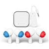 Avantalk Sky Infinity NC Cuffie Bluetooth 5.3 con cancellazione del rumore per voli a lunga distanza e viaggi aerei, 2 paia di cuffie wireless con trasmettitore audio, aptX basso
