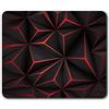Destination Vinyl Ltd Confortevole tappetino per il mouse - Cool Black & Red Futuristico 23.5 x 19.6 cm (9.3 x 7.7 pollici) per il calcolatore & computer portatile, ufficio, regalo, base antiscivolo - RM12953