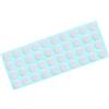 PATIKIL Rotondo Mouse Piedi Pattini Imbottiture 0.6mm per Gioco Mouse Piedi Sostituzione Bianco 40pz