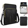 Lacdo Custodia Protettiva Borsa Tablet per 11 iPad A16, 11 iPad Air M4 M3 M2, 11 iPad Pro M5 M4, 10.9 10.2 iPad, 11 iPad pro, 10.9 iPad Air 5 4, 10.5 iPad pro, Samsung Galaxy Tab A9+, Nero