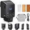 Godox iT22S Flash TTL per fotocamere Sony, 1/8000 s HSS, 700 flash a piena potenza, tempo di ricarica di 1,5 s, flash Speedlite con diffusori magnetici e filtri colorati (nero)
