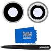 MMOBIEL Lente Vetro Fotocamera Postiore di Ricambio Compatibile con iPhone XR - 6.1 inch - 2018 - con Adesivo - Incl. pinzette e stoffa - Bianco