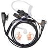 HYS Auricolare a 1 pin compatibile con Motorola MTH500 MTH600 MTH650 MTH800 MTH850 MTP850 MTS850, cuffia radio a tubo acustico con PTT (tipo 2)