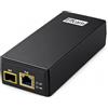 Elfcam - SFP Fibra PoE Iniettore 55 V DC 30 W PoE+ Alimentazione, Gigabit 1000 Mbps, Conforme allo standard IEEE802.3af/at per Telecamera IP, Punto di accesso