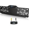 Rimoody Telecamera Posteriore 1080P AHD per Targhe EU - Telecamera di Parcheggio con 7 LED, Impermeabile IP67, Grandangolo 100°, 3 Modalità (CVBS/720P/1080P) per Auto