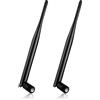 Nelawya Antenna WiFi 6dBi SMA maschio a doppia banda 2,4 GHz 5,8 GHz MIMO antenna per router WiFi, PC desktop, adattatore USB, schede PCI-E, FPV, ripetitore di portata wireless