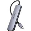 LENTION Hub USB C HDMI 4K@60Hz, PD 100W, 10Gbps Adattatore USB C USB C 3.2 Gen 2, Docking Station per MacBook Pro 2025-2016, Nuovo Mac Air, iPhone 17 Plus Pro Max, Surface e Altro (CE33)