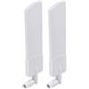 YILIANDUO Antenna 5G 4G LTE 12dbi SMA Maschio Omnidirezionale WLAN Home Outdoor Amplificatori di Segnale per WiFi Router Booster e Monitor FPV Adattatore USB 2 Pack