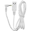 YINETTECH Cavo di ricarica USB per caricabatterie CC, cavo di alimentazione rotondo da 4 mm, compatibile con videocamere Panasonic HC-V/HC-VX/HC-W/HC-WX K2GHYYS00002, bianco