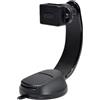 UAYESOK Supporto per walkie talkie da auto, supporto a clip per radio da auto a ventosa trasformabile per Motorola Kenwood Baofeng Midland Icom President Retevis Yaesu CB Handheld Ham radio