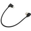 System-S 57523382 - Chiavetta USB Maschio Femmina Tipo A 3.0 con angolare Sinistro a USB Tipo C 3.1, 28 cm