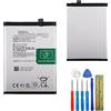 E-yiiviil Batteria di ricambio BLP813 compatibile con One plus Nord N100 BE2011, BE2012 con strumenti