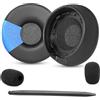 TaiZiChangQin Cuscinetti auricolari di ricambio compatibili con cuffie Jabra Engage 55/65/75 (versione stereo) (non adatte per Engage 55/65/75 versione mono, Engage 75/65 Convertible), cuscinetti in