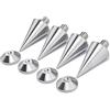PrecisionGeek Spike conici M6 in alluminio per diffusori - Vite conica con piedino - Set da 4 pezzi