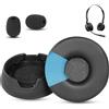 HTINDUSTRY Engage 55 Cuscinetti auricolari di ricambio per Jabra Engage 55/65/75 Versione Stereo Cuffie,Cuscinetti per cuffie Engage 65 in Pelle Proteica Morbida
