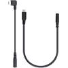 Be In Your Mind 2pcs DC Alimentazione 3.5mm Femmina a Micro USB 5pin Maschio Adattatore Cavo Del Connettore Cuffie Auricolare Collegare il Cavo Del Telefono
