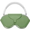 kwmobile Custodia Cuffie Over Ear Compatibile con Apple AirPods Max/AirPods Max 2 - Porta Cuffie Silicone - Cover Auricolari Over Ear verde caledon