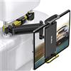 SKBSD Supporto Tablet Poggiatesta Auto, Supporto per Tablet da Poggiatesta Estensibile, Universale Supporto per Tablet con Rotazione a 360° per 4,7~13 Pollici iPad/Samsung Galaxy Tab/Nintendo Switch