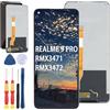 Yuxyiony Nuovo Schermo di Ricambio per Oppo Realme 9 PRO RMX3471 RMX3472 Display LCD Riparazione dello Schermo e Sostituzione Strumento Accessori
