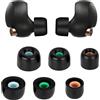 Seminer 3 Paia di Cuffie In-Ear di Ricambio Compatibili con Sony WF-1000XM4, Tappi per Orecchie Imbottiti In-Ear Earphones (S/M/L, Nero)