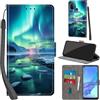 Haninsuze Cover per Oppo A53s Custodia Cover Pelle Libro Portafoglio con Porta Carte Magnetica Protezione Antiurto Cuoio Flip Case Custodia Cover per Oppo A53s, artico