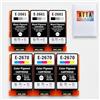 ATTA Cartucce d'inchiostro compatibili con Epson WorkForce WF-110W WF-100W, T2661 T2670, 3 nero, 3 colori, confezione da 6