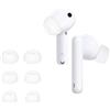 kwmobile 6x Auricolari di ricambio compatibile con Huawei Freebuds 4i Gommini sostitutivi in Silicone - 3 Misure - bianco