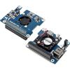 Waveshare POE Power Over Ethernet HAT per Raspberry Pi 5, IEEE 802.3af/at PoE Standard di Rete, Integrate 5V e 12V Uscite per Testata, con Ventola di Raffreddamento e Dissipatore in Metallo