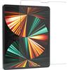 EAZY CASE - Pellicola protettiva per schermo compatibile con iPad Pro da 12,9 di 5a generazione, pellicola protettiva in vetro da 12,9 pollici, durezza 9H, spessore 0,3 mm, pellicola protettiva per