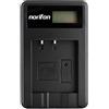 Norifon D-LI68 LCD USB Caricatore per Pentax Optio A36, Optio S10, S12, VS20, Q, Q10, Q7 Fotocamera e Altro
