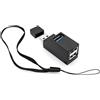 JZK Hub USB 3.0 3 porte (1x 3.0 + 2x 2.0), adattatore USB ad alta velocità con più porte, mini splitter estensore USB per laptop, desktop, unità flash, HDD mobili