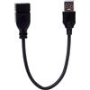 cablecc Cavo di prolunga USB 3.0 tipo A maschio a USB 3.0 tipo A femmina 20cm 5Gbps