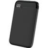 N NEWTOP PB34 Power Bank 2.1A Doppia Ricarica Veloce USB Caricabatterie Tascabile Universale 5000mAh per Bagaglio Mano Batteria Esterna per Smartphone Samsung Oppo Huawei Xiaomi VIVO Realme (Nero)
