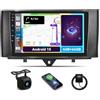 SIXWIN 4+64G Autoradio Android 13 per Mercedes-Benz Smart Fortwo 2011-2015 con CarPlay/Android/Mirror Link,9 HD TouchScreen Schermo Navigatore WiFi RDS FM USB Bluetooth Comandi al Volante
