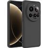 GIOPUEY Cover Compatibile con Xiaomi 15 Ultra, Il Materiale TPU Ultrasottile Custodia, Anti Impronta Digitale Phone Case [Resistente all'Usura] [Antiscivolo] - Nero