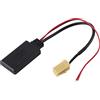 Fydun Cavo Adattatore Bluetooth 5.0 Smart, 6 Pin Adattatore Stereo Auto Audio Connettore AUX per Grande Punto/per 159