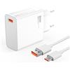 GVKRLXZ Caricabatterie USB C da 90 W per Xiaomi 17 15TPro Ultra 14T 14 Ultra 13T 12Pro, Redmi Note 15 14 Pro 13 Poco X6 X7 F7 Pad 8 7 Pro X5 M6 F6 GT Caricabatterie rapido con cavo di ricarica di tipo C Turbo
