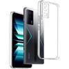 REY Pack 3X Cover in Gel TPU Trasparente per XIAOMI Poco F5 PRO - XIAOMI REDMI K60 - XIAOMI REDMI K60 PRO, Ultra Sottile 0,33 mm, Morbido Flessibile, Custodia Silicone
