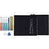Vvsialeek Upplus A1376 - Batteria di ricambio compatibile per iPad 2 2a generazione A1395, A1396, A1397 con kit di attrezzi