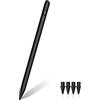 Varkda Penna stilo compatibile con iPad A16 11/10/9/8/7/6 generazione, Air 3/4/5, Pro 12.9"/11"/13", Mini 5/67, Stilo nero per iPad 2X Ricarica rapida, Palm Rejection, Magnetico